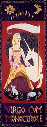 Virgin with the unicorn