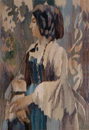 Tapestry "Lady in the garden"